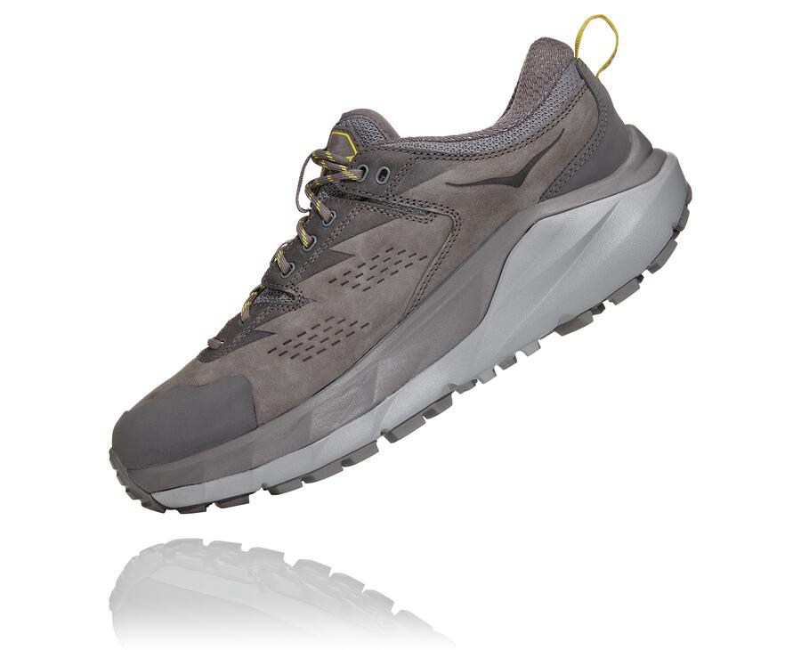 Hoka One One Trail Schoenen Heren - Kaha Laag Gore-Tex - Grijs - ZX5021879